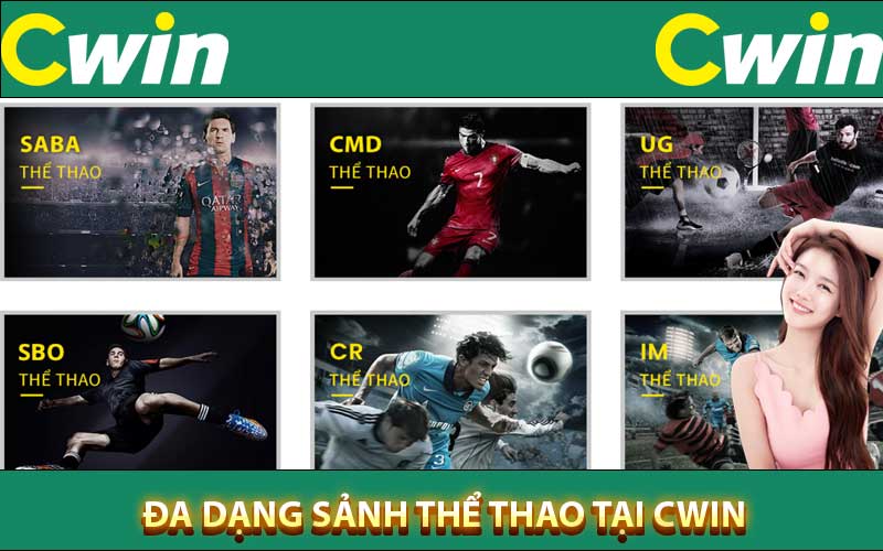 Cwin thể thao đa dạng sảnh chơi